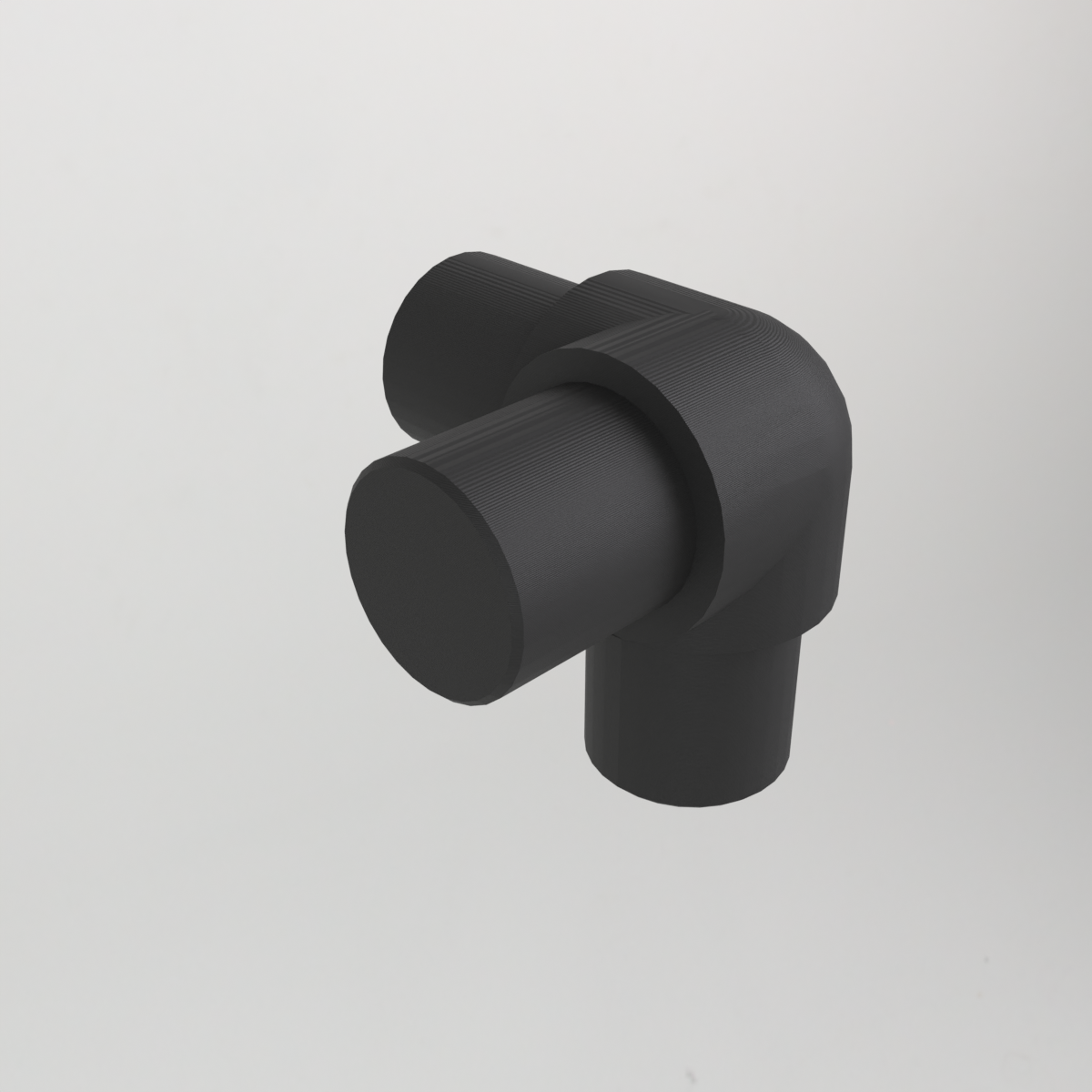 Raccord d'angle PVC 1" à 3 sorties