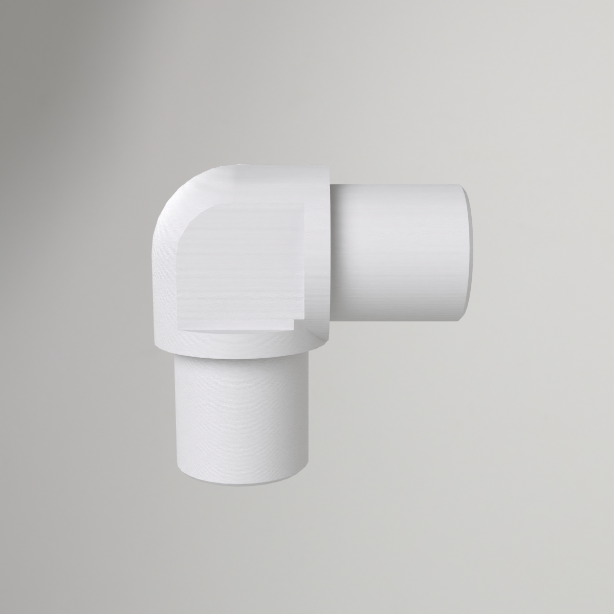 Raccord d'angle PVC 1" à 3 sorties