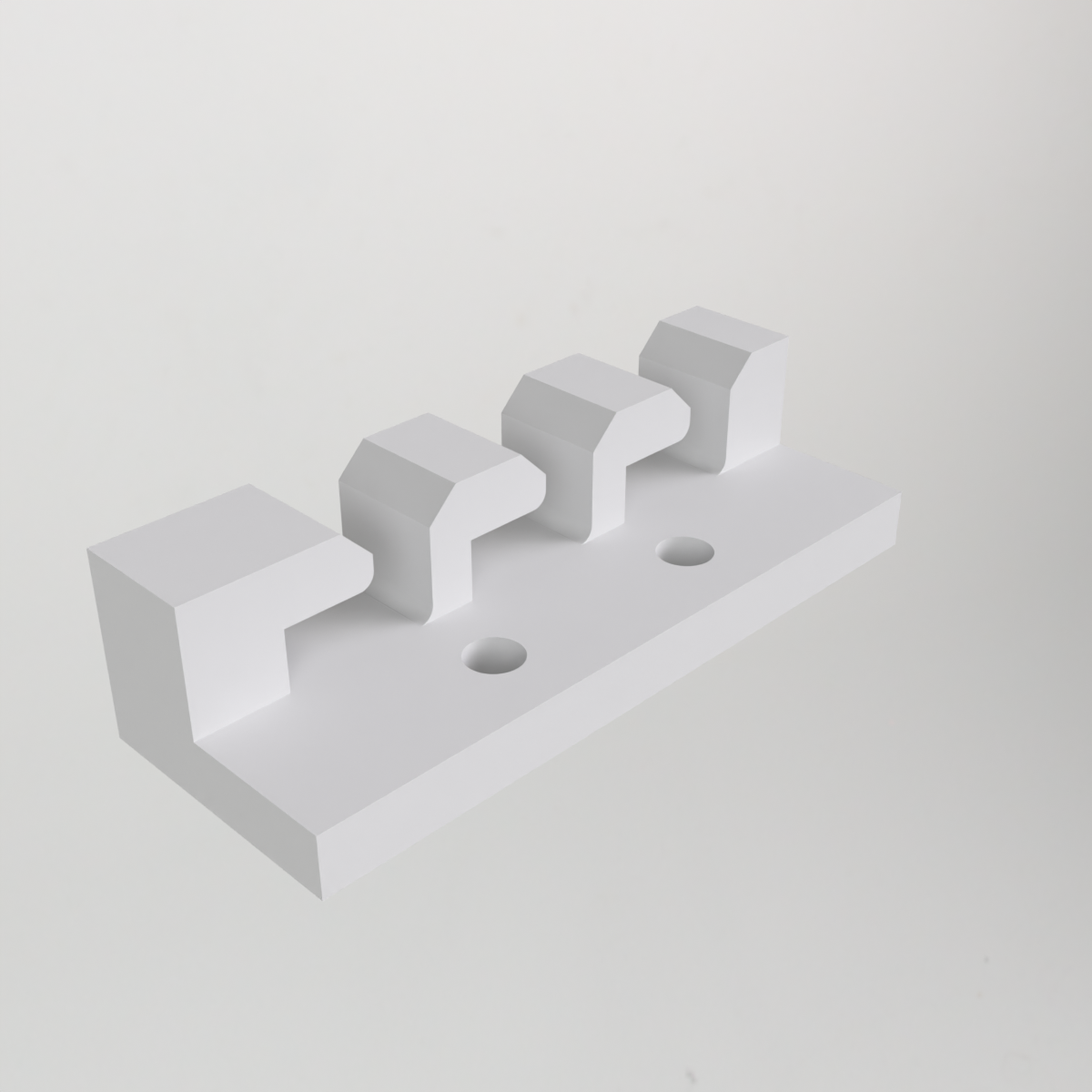 Support de câbles pour profilés aluminium 80/20 et Bosch Rexroth