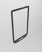 Porte-badge pour carte d'identité et carte d'accès avec clip de sécurité