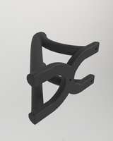 Support de guitare mural – fixation par vis