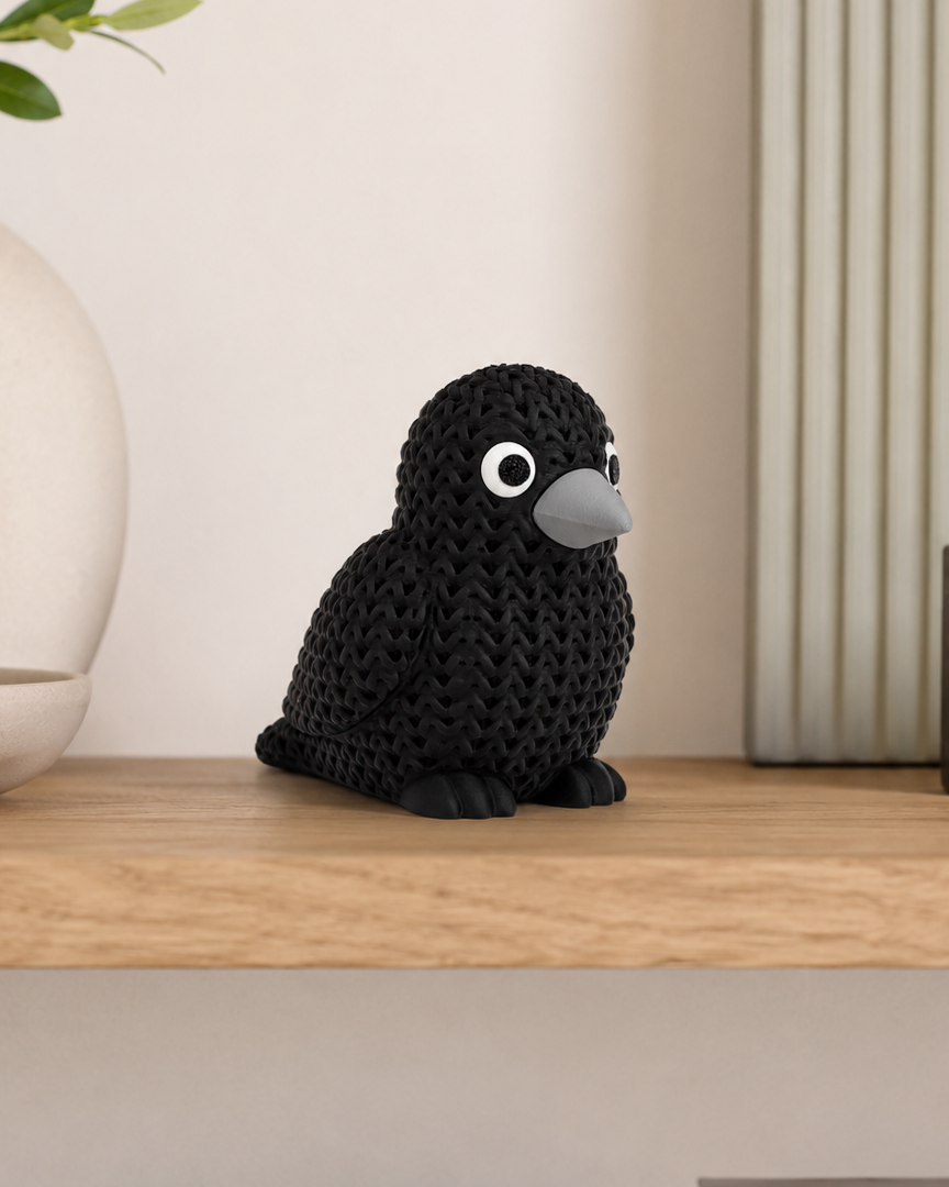 Figurine corbeau – Oiseau décoratif pour la maison