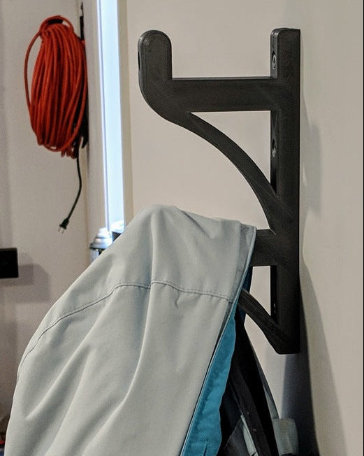 Crochet de garage robuste pour vêtements et tuyaux