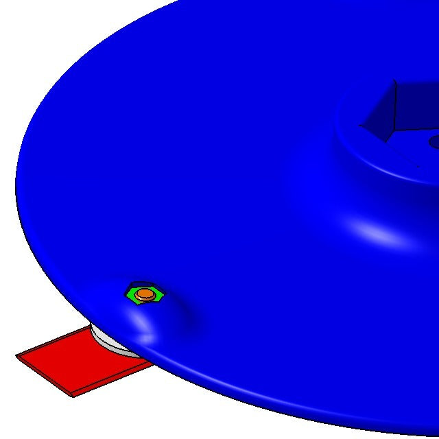 Disque de lames pour robot tondeuse Yardforce – pièce de rechange
