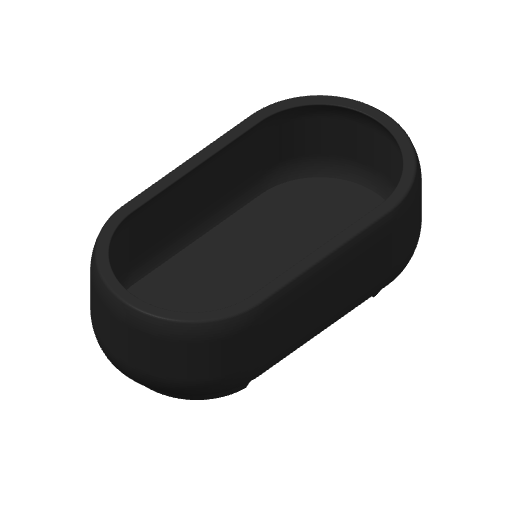 Pot à bonsaï ovale et lisse en finition naturelle vu de face