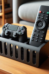 Range-télécommandes tressé à motif de vannerie ajouré