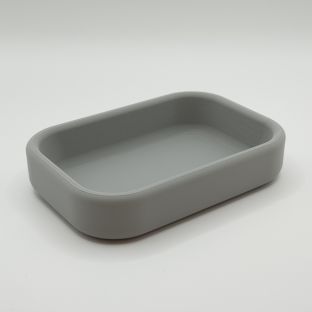 Plateau à clés minimaliste sur une console de couloir avec des clés et une plante