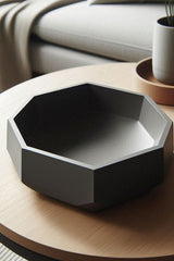 OctaPot – coupe géométrique minimaliste à huit angles vifs, finition neutre