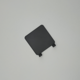 Détail du bord fin et de la surface discrète du support de grattoir