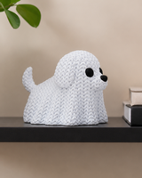 Figurine chien fantôme – décoration d'Halloween