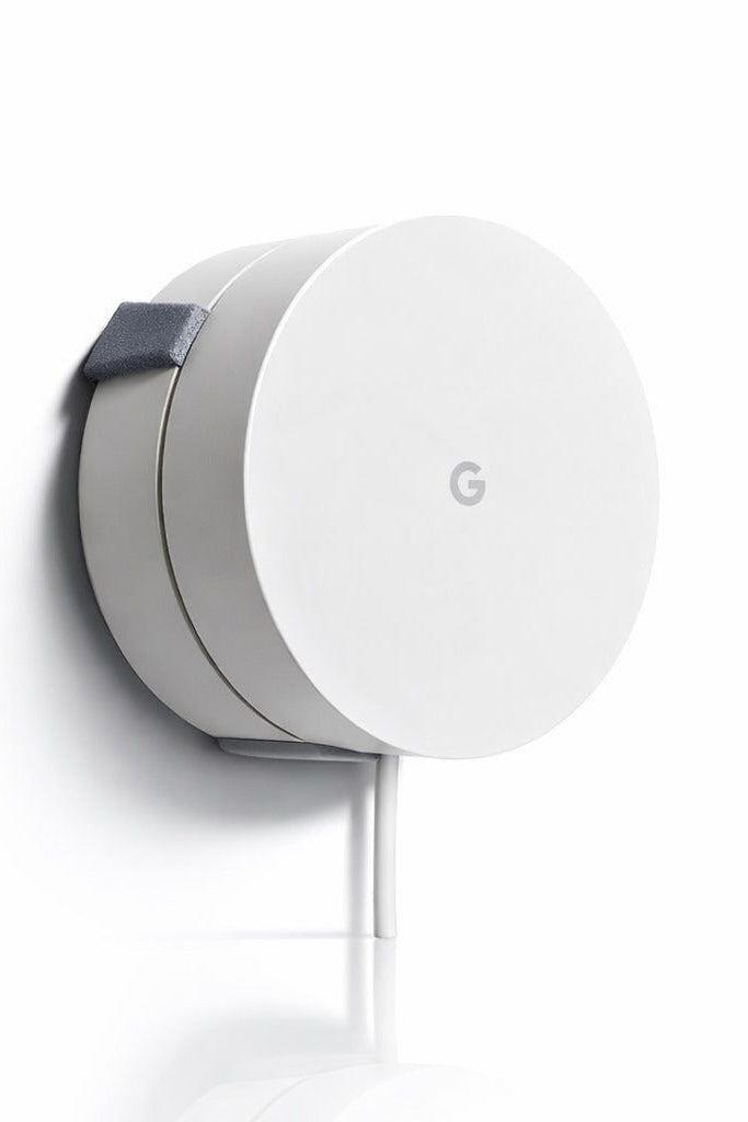 Support mural pour Google WiFi avec enrouleur de câble – profil bas