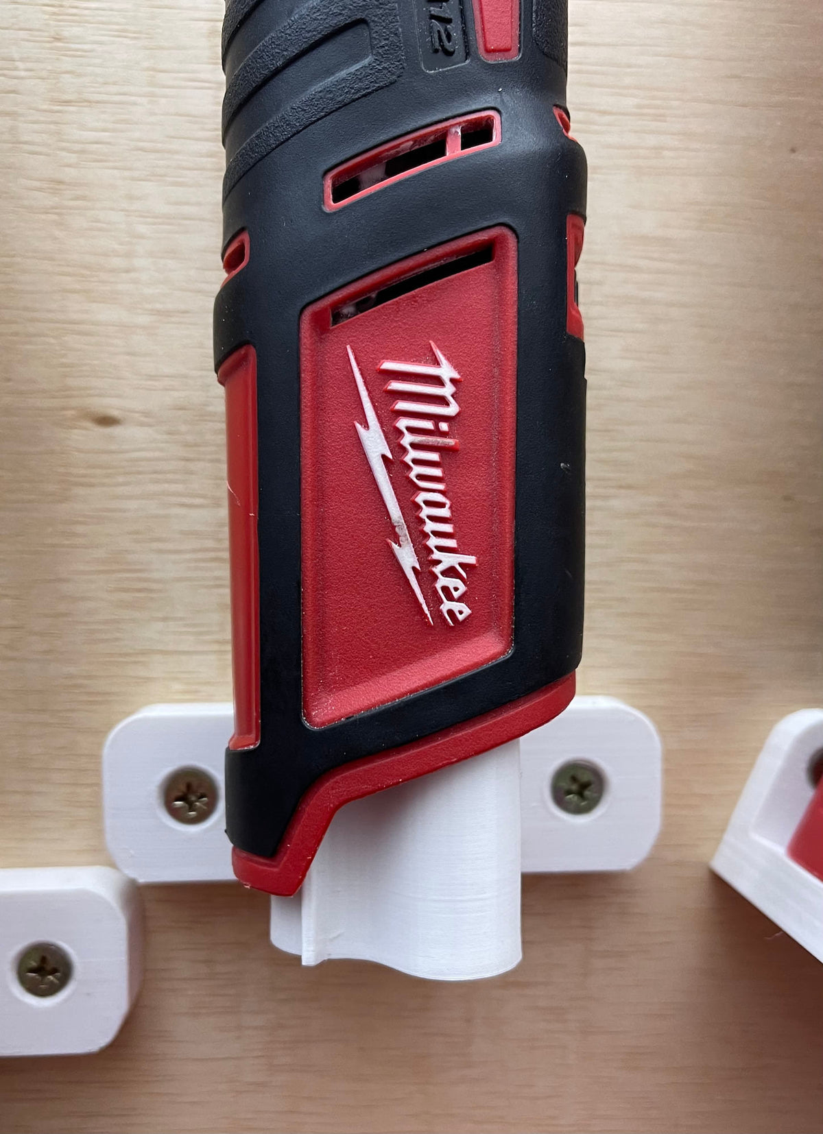 Support mural pour Milwaukee M12 – rangement des outils côte à côte