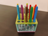Support pour crochets et stylos – organiseur de bureau