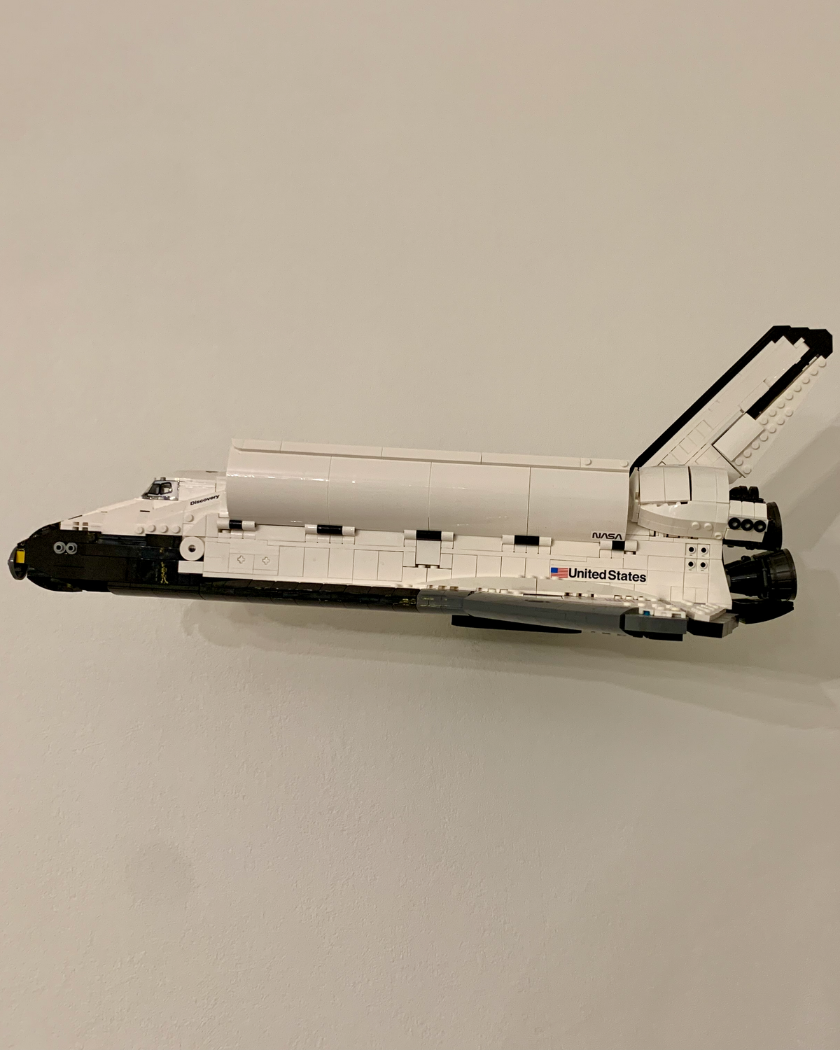 Support mural pour la navette spatiale LEGO Discovery, sans support