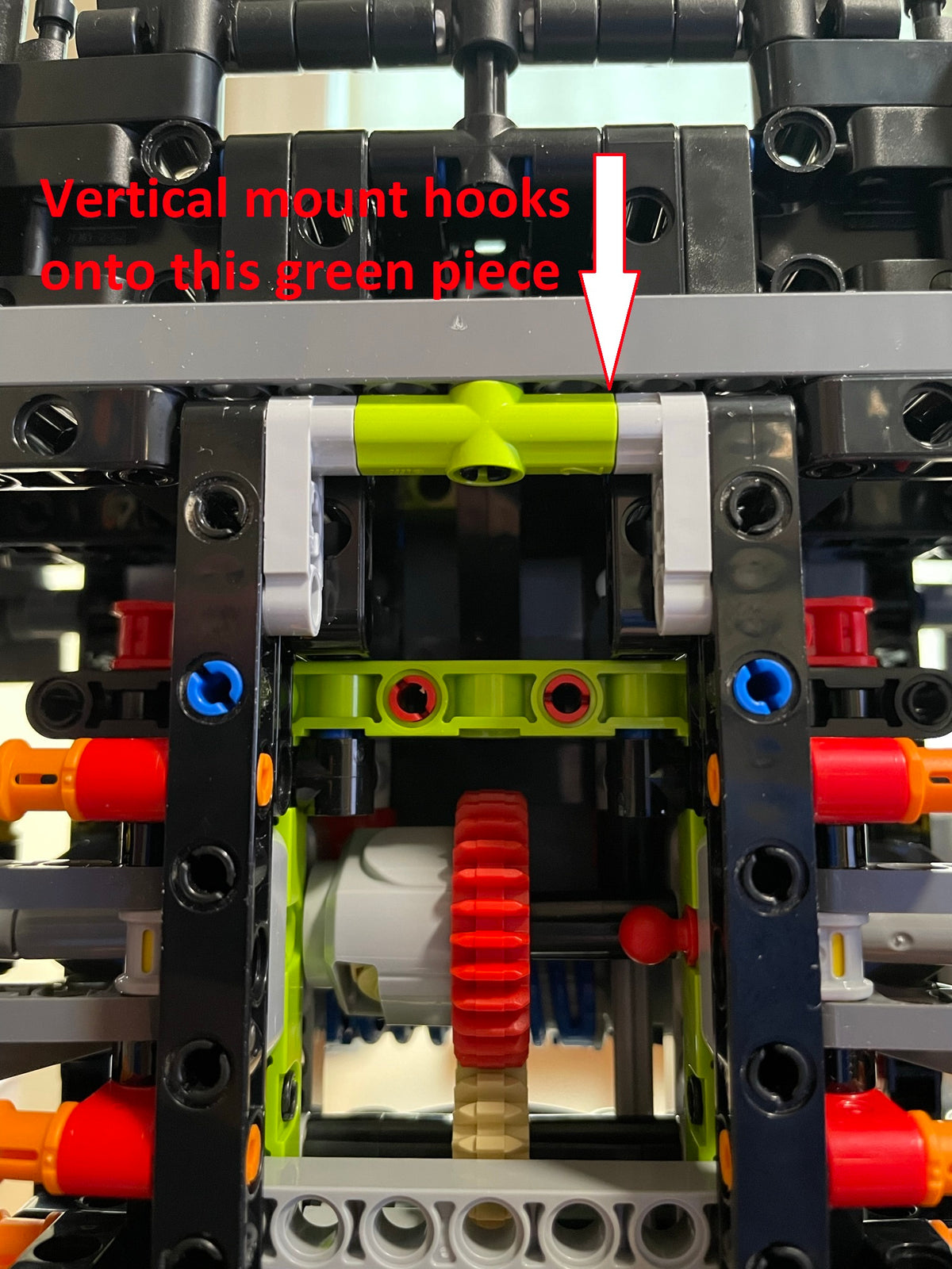 Support mural vertical pour LEGO Peugeot 9X8 42156