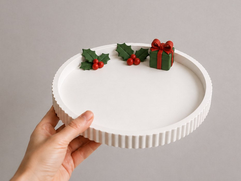 Petit plateau de Noël pour bijoux et petits objets
