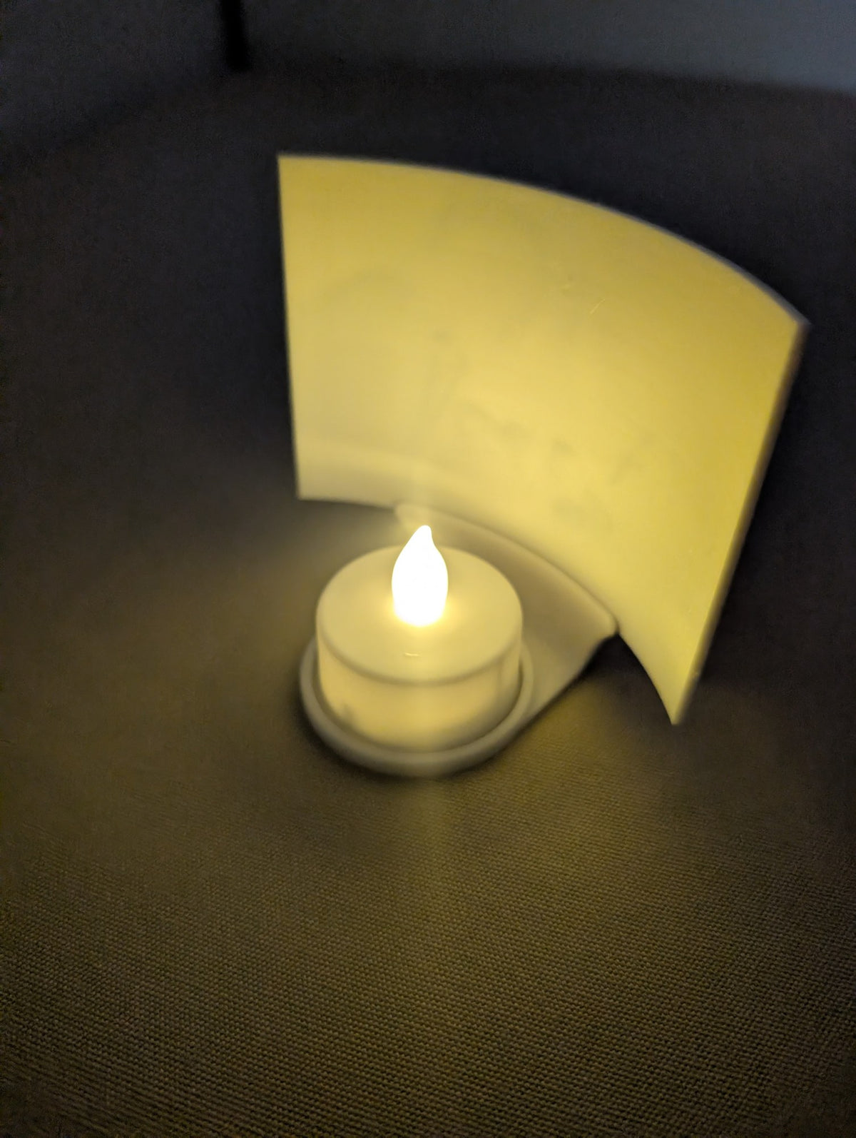 Lithophanie de la Nativité pour bougie LED