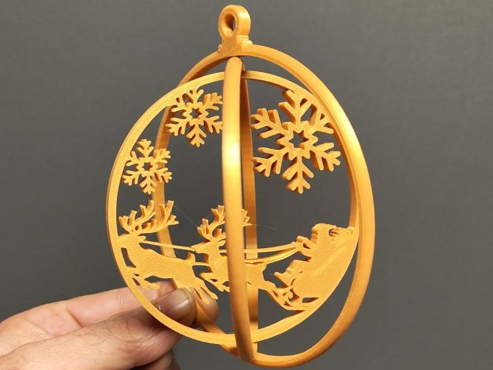 Boule de Noël avec motif de Père Noël