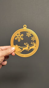 Boule de Noël avec motif de Père Noël