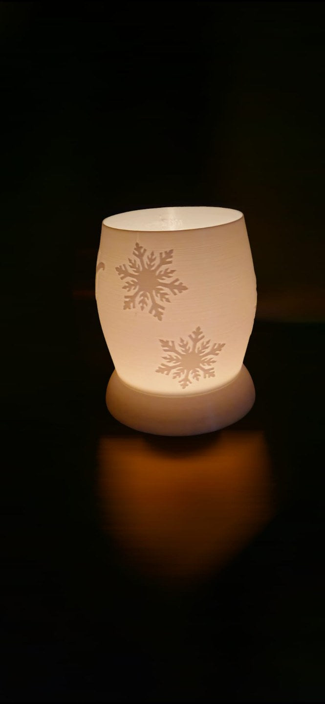 Lampe de Noël pour bougie LED, 137 mm de haut