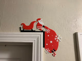 Figurine de Père Noël pour encadrement de porte