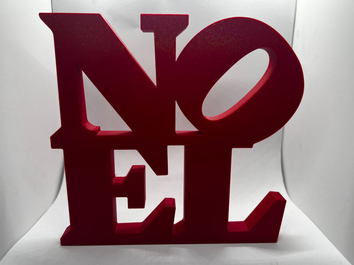Décoration de Noël avec le mot NOEL