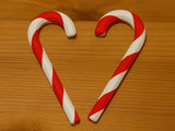 Sucre d'orge rayé en décoration de Noël