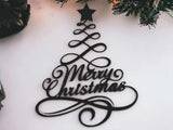 Décoration murale de Noël avec Merry Christmas