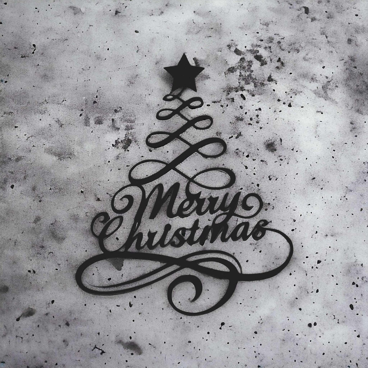 Décoration murale de Noël avec Merry Christmas