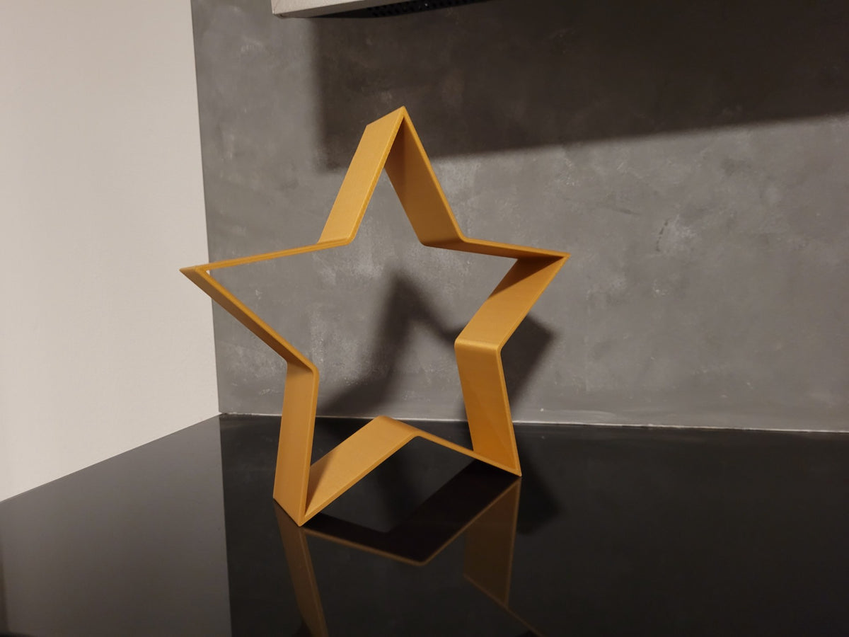 Lot de 3 étoiles décoratives de différentes tailles