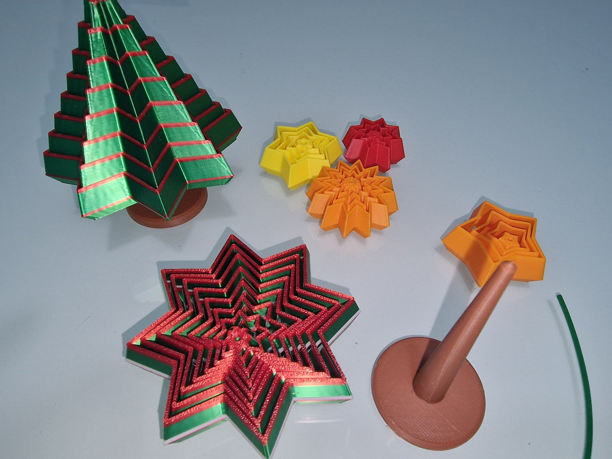 Sapin de Noël fidget pliable à 10 étages