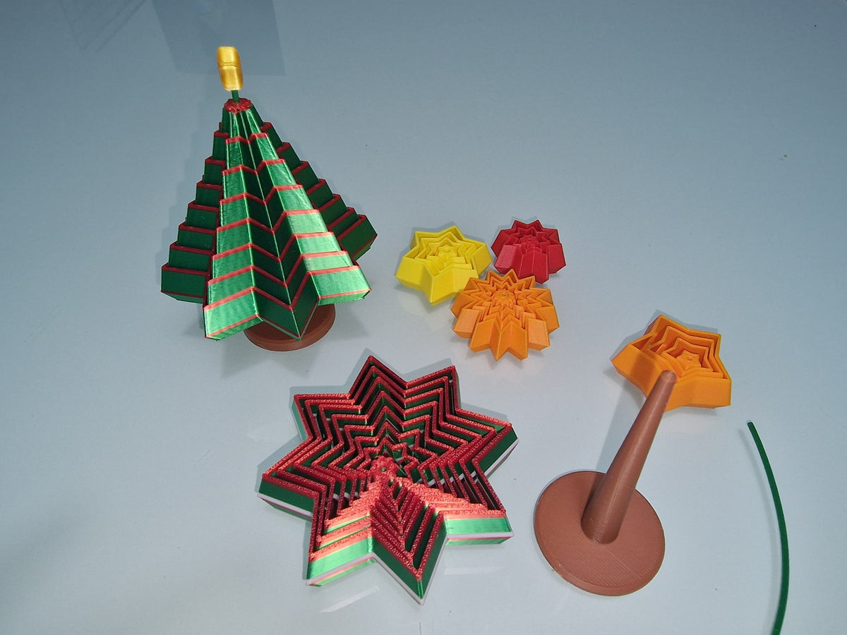 Sapin de Noël fidget pliable à 10 étages