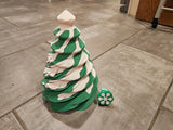Jouet antistress sapin en spirale en forme de flocon de neige et de sapin