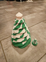 Jouet antistress sapin en spirale en forme de flocon de neige et de sapin