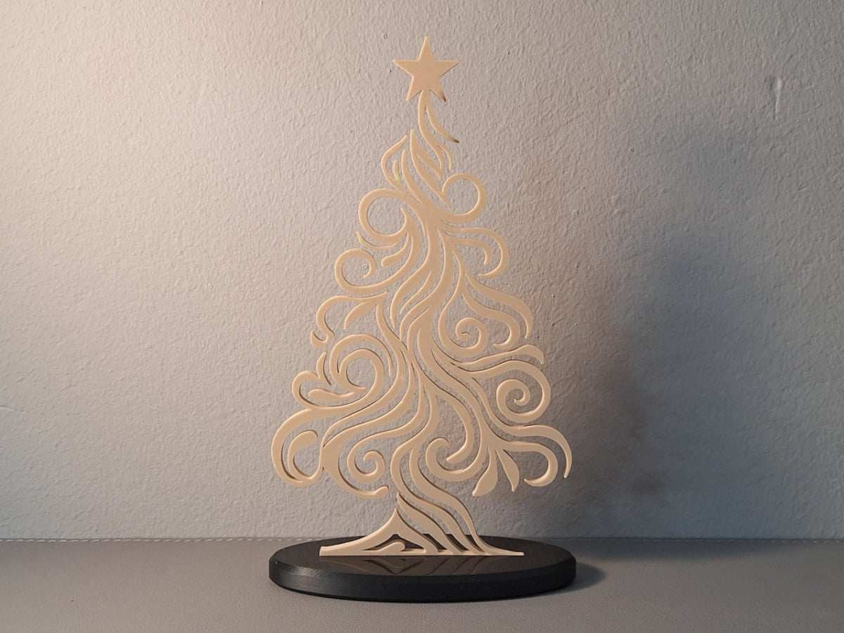 Figurine de sapin abstraite moderne
