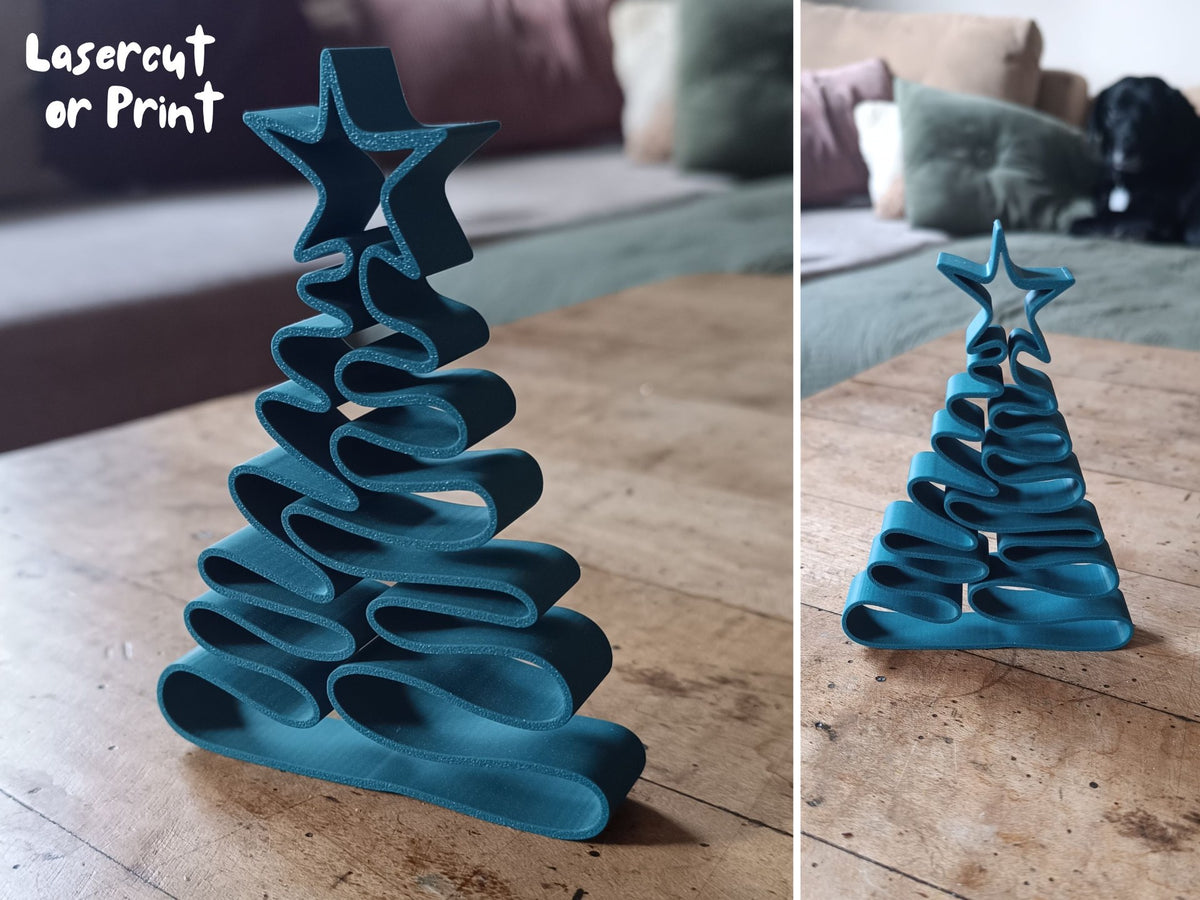 Décoration de sapin plate