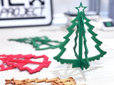 Petit sapin de Noël à assembler, à suspendre