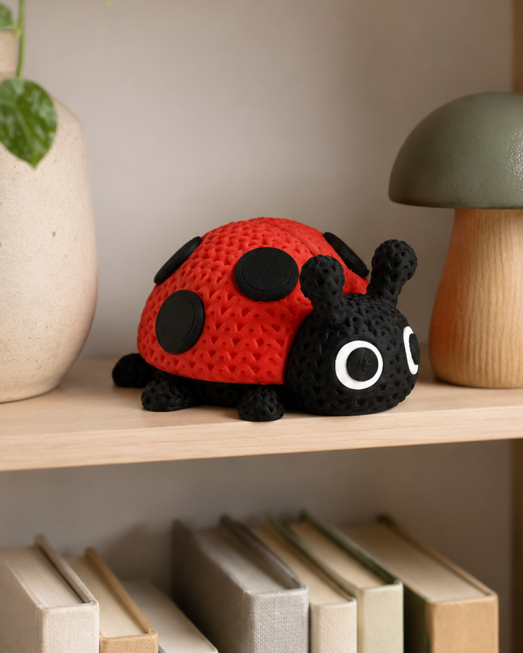 Figurine coccinelle – charmante décoration pour la maison