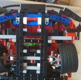 Crochet mural pour LEGO 42125 Ferrari – exposée à la verticale