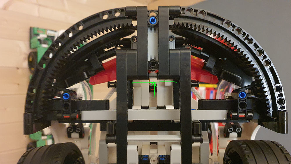Crochet mural pour LEGO Technic Porsche RSR