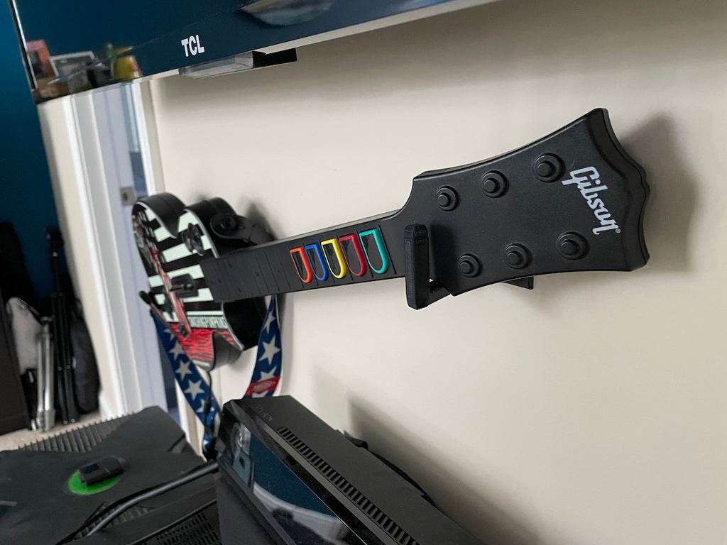Support mural horizontal Guitar Hero – exposez votre guitare