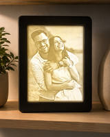 Lampe lithophanie personnalisée avec votre photo