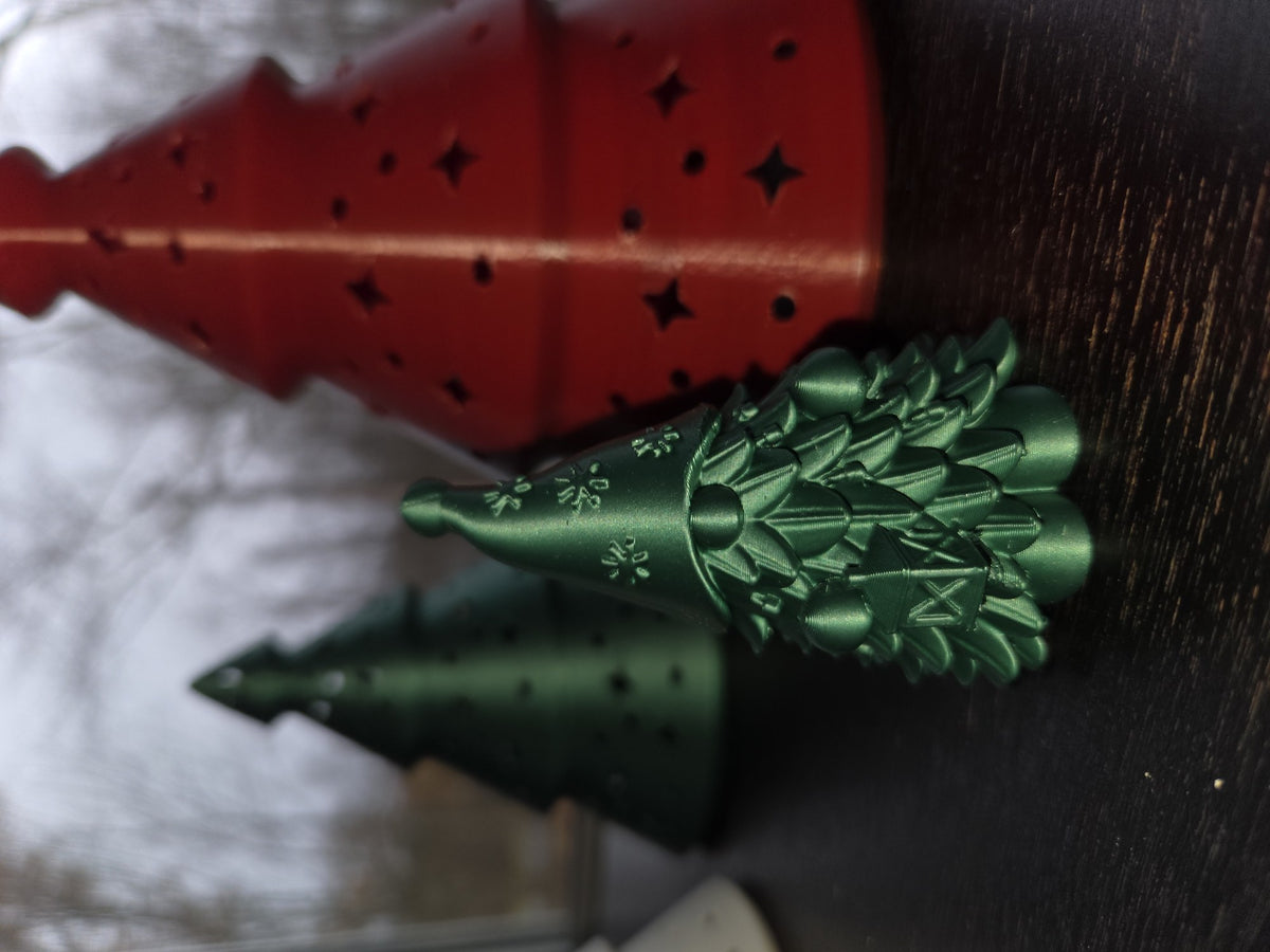 Figurine de lutin en forme de sapin – adorable lutin-sapin