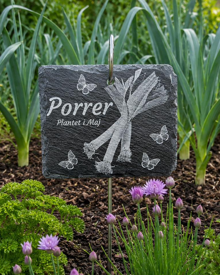 Plaque commémorative / plaque de jardin avec piquet – personnalisée