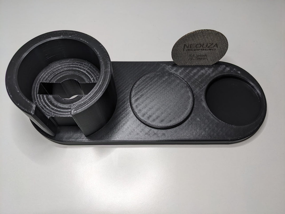 Station de tassage Breville/Sage avec emplacement pour filtre en maille métallique