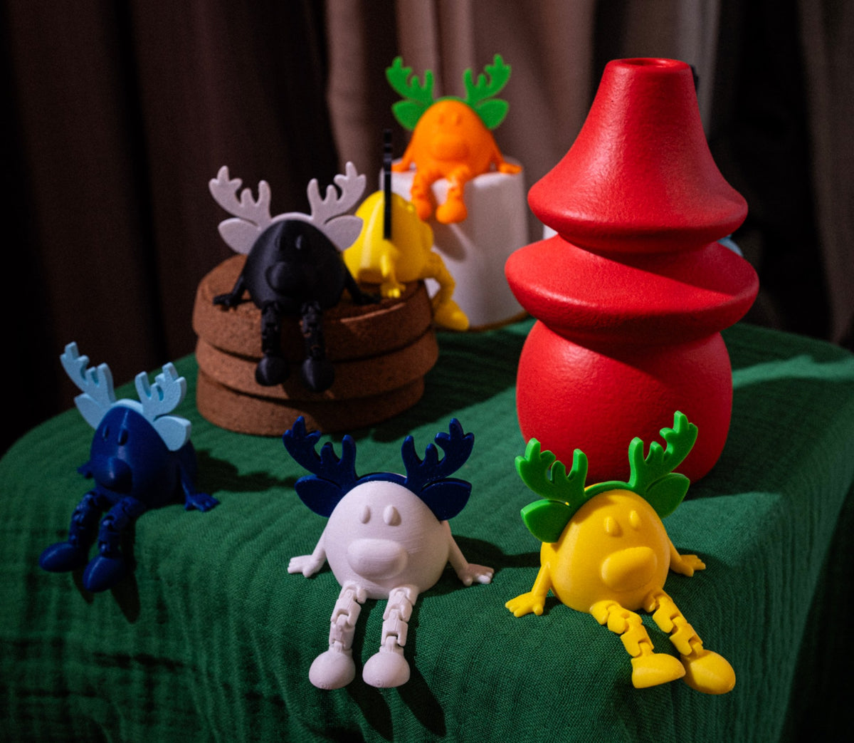 Petite figurine de renne pour Noël