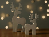 Ensemble de figurines de rennes – décoration de Noël minimaliste