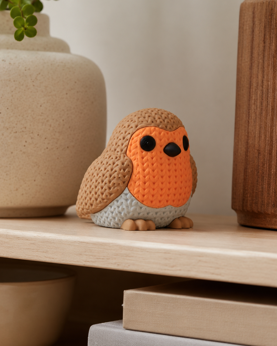 Figurine rouge-gorge – charmant oiseau pour la maison