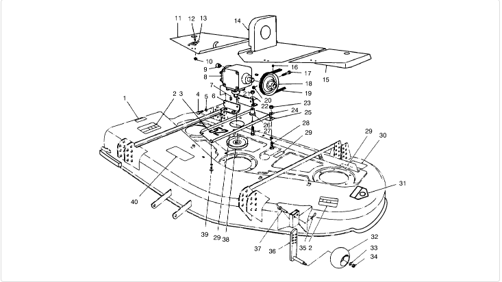 Roue latérale de rechange pour TORO Groundsmaster 120 – pièce 32