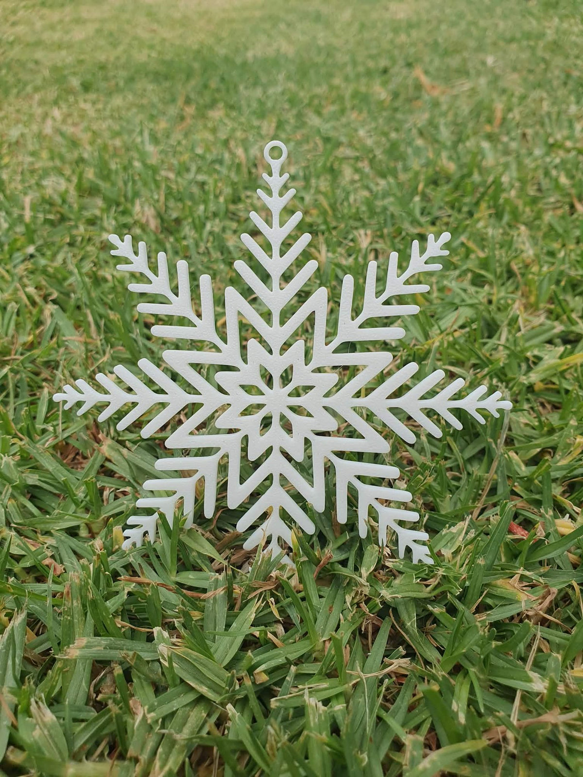 Flocon de neige en décoration de sapin